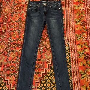 7 For All Mankind The Skinny Girls Jeans Size 14